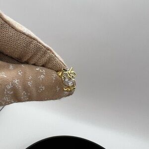 Owl Stud Earrings CZ